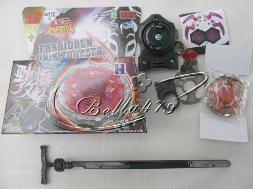 lot 16 sets Metal Fusion Masters 4D Beyblade +Free Gift Launcher Grip 