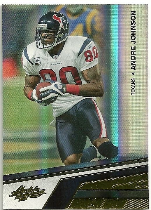 38 ANDRE JOHNSON 2010 Absolute Memorabilia TEXANS  