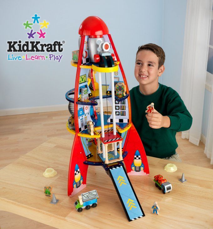 KidKraft Fun Explorers Rocket Ship Play Set  