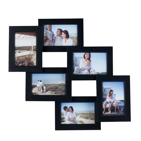 Melannco 6 Opening Collage Photo Picture Frame 028225465916  