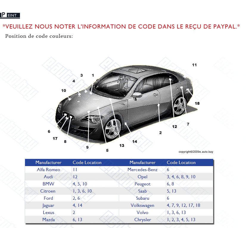 PEINT Paupieres De Phares Volkswagen VW New Beetle  