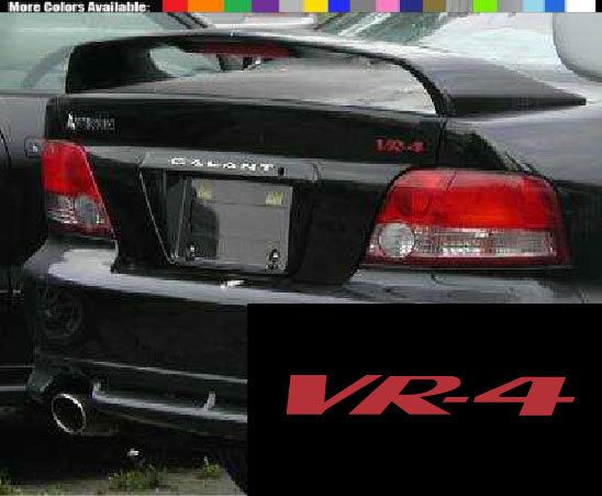 VR4 Decal replica WINDOW emblems MITSUBISHI GALANT  