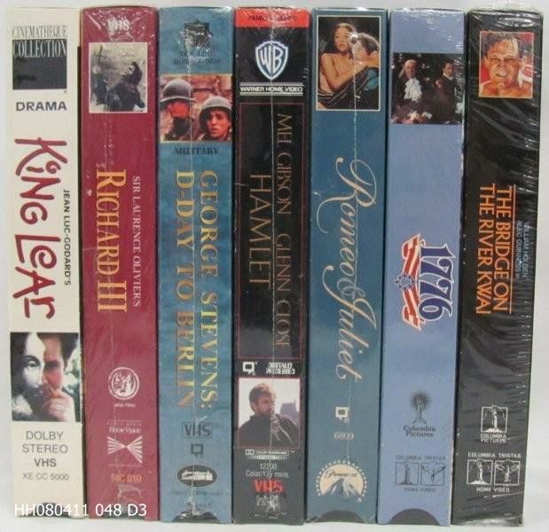   III D Day Hamlet Romeo Juliet 1776 Bridge On Rver Kwai VHS R  