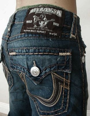 NWT True religion mens Billy Super T chain stitch jeans in Revolver 