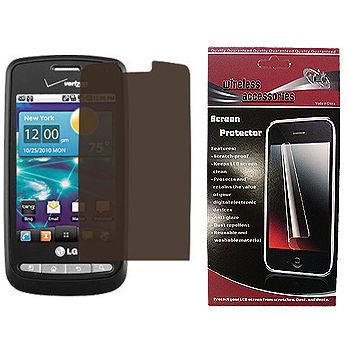 New For Verizon LG VS660 Vortex Phone Custom Privacy LCD Guard Screen 