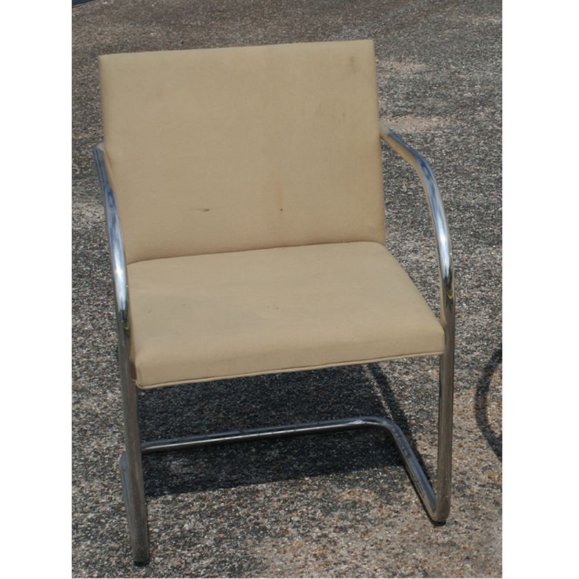 THONET Mies Van Der Rohe Brno Tubular Side Chair  