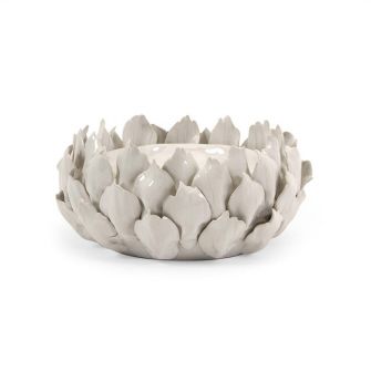 Low Artichoke Candle Holder  