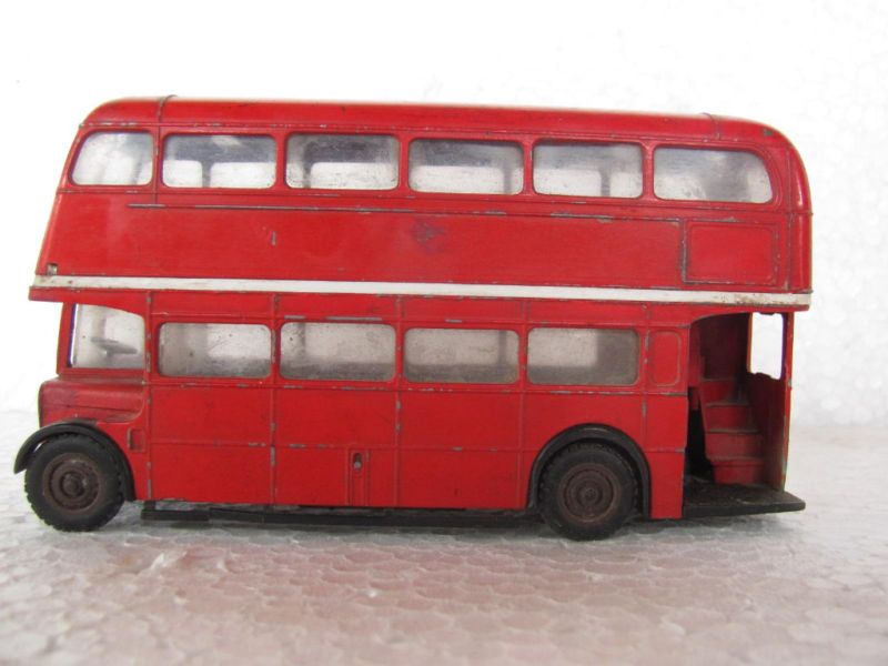 Vintage Antimony Double Decker Solido Bus Toy   France  