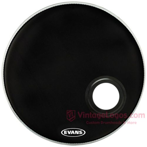 22 Evans EMAD Resonant Black Bass Drum Head   NEW  