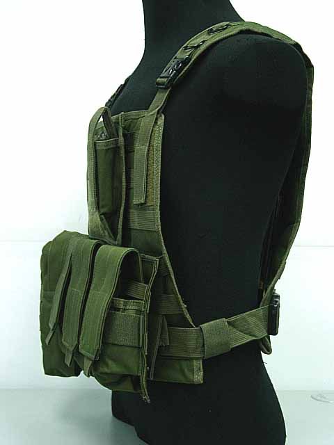 US Marine Assault Tactical Molle Plate Carrier Vest OD  