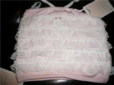 NW Dollcake Vintage Pink Beauty Queen Easter Top Satin Skirt 4  