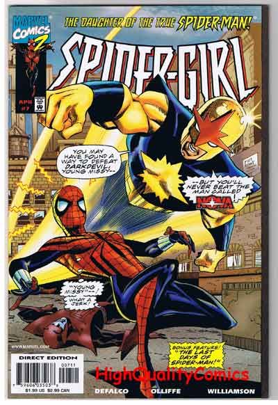 Name of Comic(s)/Title? SPIDER GIRL #7.( 1998 series).