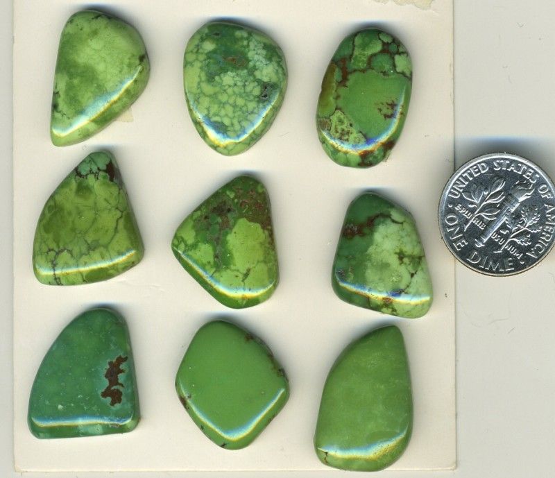 GREEN TURQUOISE (Hubei Stabilized) M2 Freeform Cabochon  