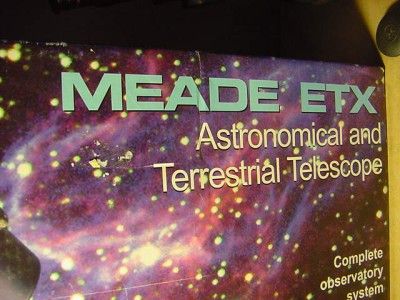 MEADE ETX ASTRONOMICAL & TERRESTRIAL TELESCOPE. COMES WITH WHAT YOU 