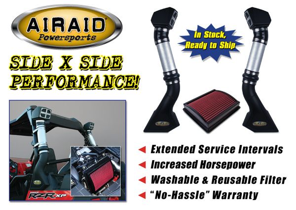 PJs Airaid Intake XP 900 Polaris, Snorkel Kit, Replacement Filter Kit 