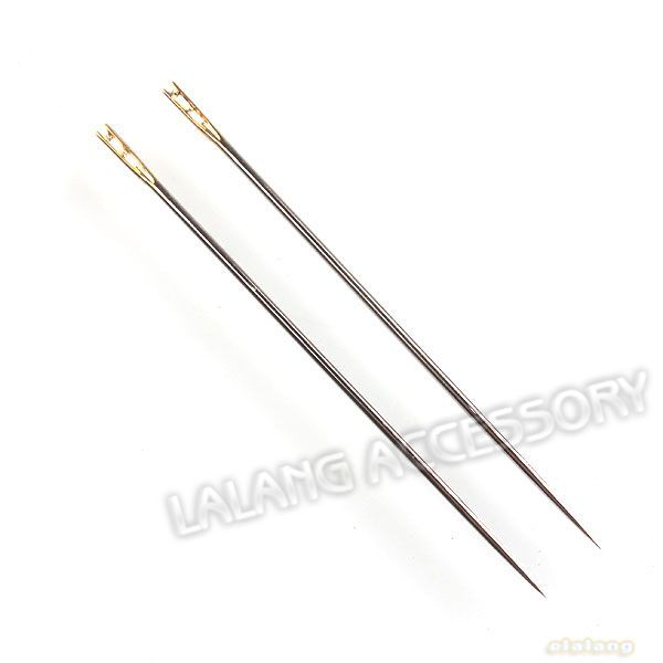 1bag New Wholsale Self threading Beading Two Hole Needle Jewelry 