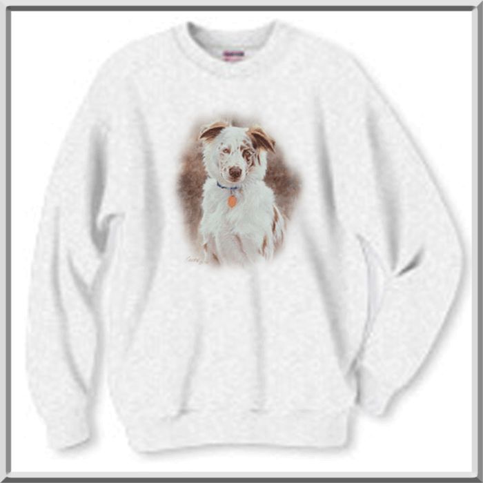 Killen Australian Shepherd Dog SWEATSHIRTS S 2X,3X,4X  