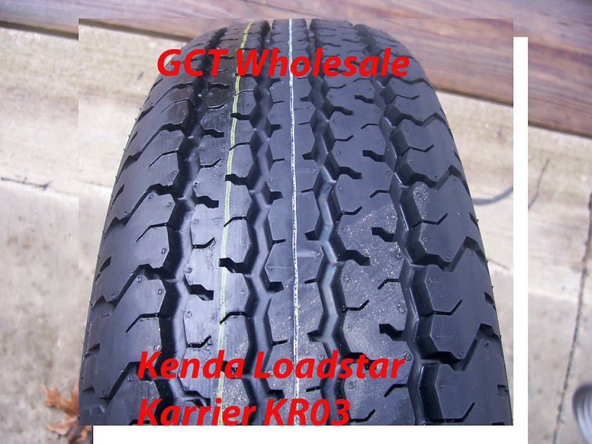   /80R13 6 Ply Kenda Loadstar Karrier KR03 Radial Trailer Tires  
