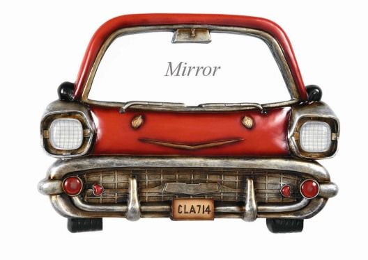 57 Chevy CAR PUB Bar Saloon Pool Game Room Sign MIRROR  