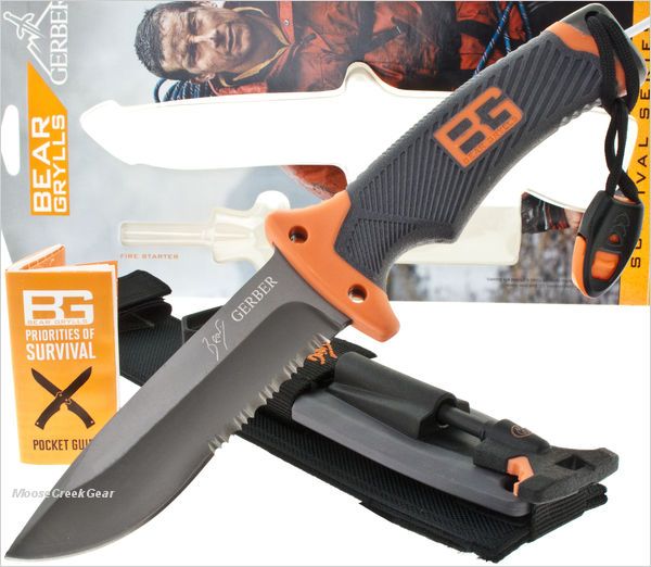 Gerber Bear Grylls Ultimate Tactical/Survival Knife Fixed Blade  