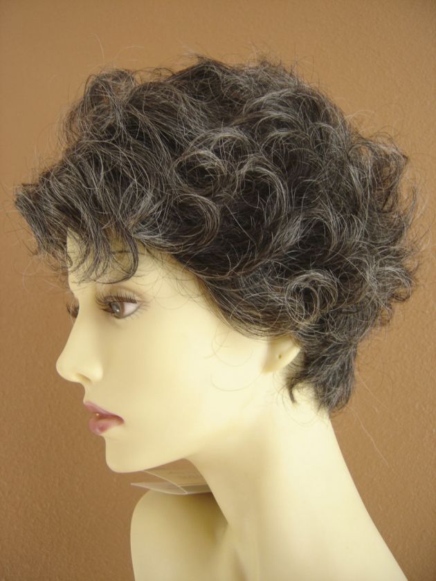   Naturals By Thomas Charles  100% HAND TIED  Wig   #44 GREY  