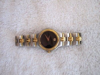 RELOJ OLÍMPICO BICOLOR VESTIDO DE CUARZO DE HOMBRES DE MOVADO