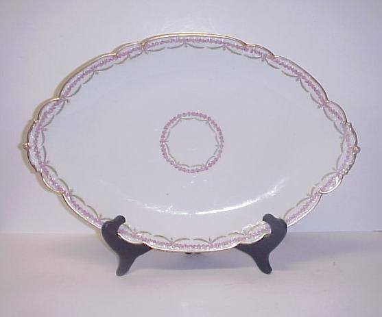 LIMOGES FRANCE BAWO DOTTER ELITE WORKS MEAT PLATTER 20  