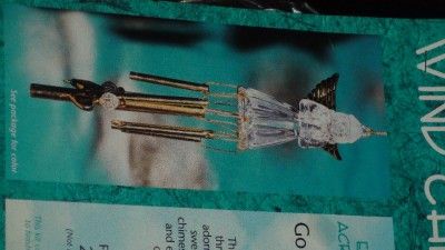 Vintage Gold & Crystal Angel Wind Chimes Kit  