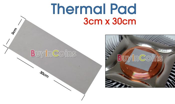 30CMx3CMx0.3MM Thermal Pad CPU GPU DDR RAM CHIP XBOX360  