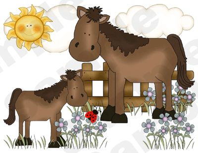 FARM BARNYARD ANIMALS COW HORSE PIG SHEEP BABY NURSERY WALL BORDER 