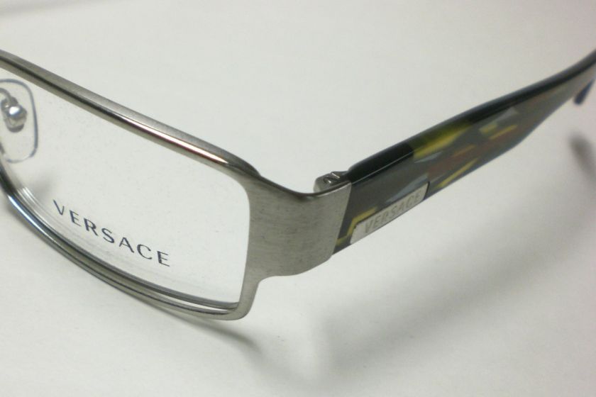 VERSACE VE 1158 1000 S.54 LAST RX GLASSES SILVER MARPLE METAL 