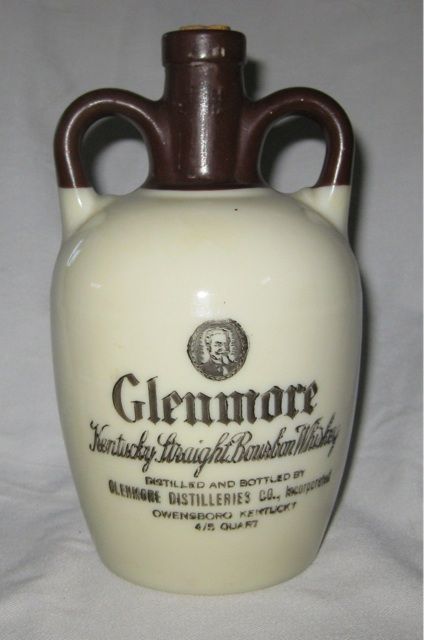 Vtg GLENMORE KENTUCKY BOURBON WHISKEY JUG BOTTLE 1949  