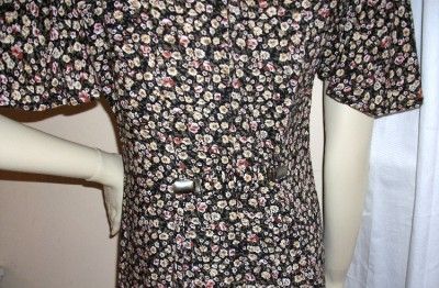 MARNIE WEST Womens Floral Print Dress Medium pre owned  