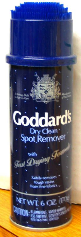 DRY CLEAN SPOT REMOVER by GODDARDS   THE SAFE ONE  