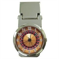 Roulette Wheel Gambling New Money Clip Watch  