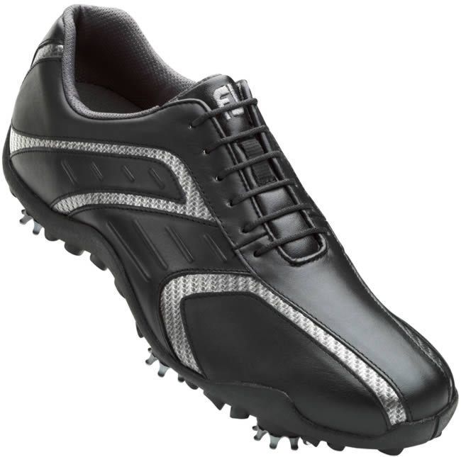 MENS FOOTJOY SUPERLITES GOLF SHOES BLACK/SILVER 58109  