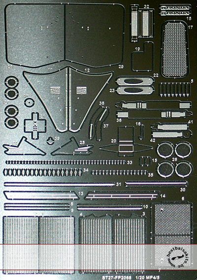 STUDIO27 PE DETAIL UP f FUJIMI 1/20 McLAREN MP4/5 SENNA  