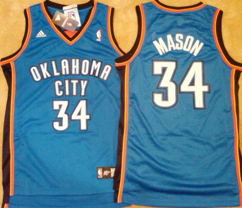 Desmond Mason OKC Thunder Swingman Sewn Jersey NWT  