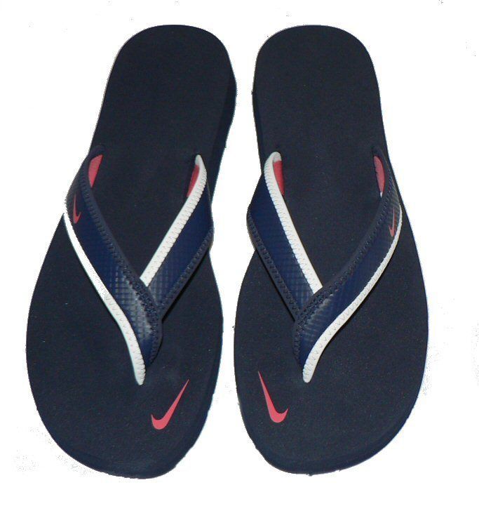 Womens Nike Celso Thong Girl flip flops shoes blue  