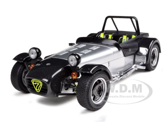 CATERHAM SUPER SEVEN 7 JPE SILVER/BLACK 1/18 KYOSHO  