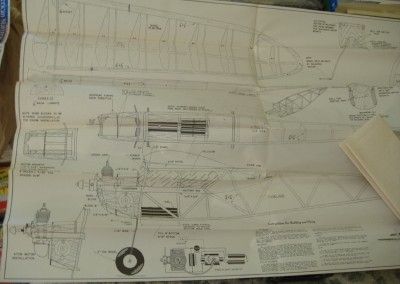 1946 Berkeley   The Musketeer 42 Balsa Plane for Gas Powered .15 to 