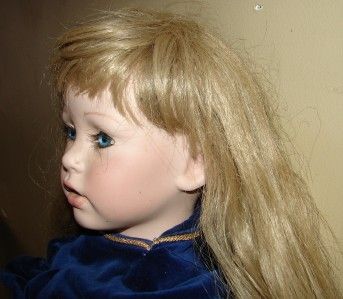 GORGEOUS TOTALLY HANDMADE & SIGNED PORCELAIN DOLL  