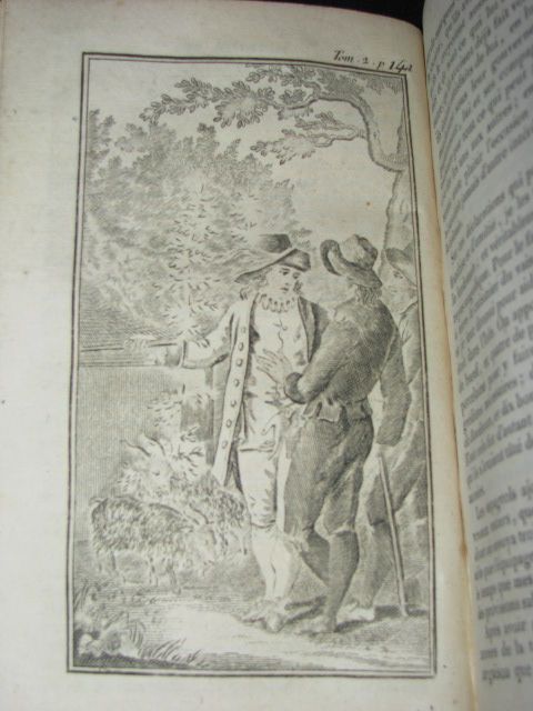 1809 Antique French Book   Aventures surprenantes de Robinson Crusoe 