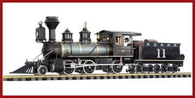 ACCUCRAFT AC77 422 MOGUL 2 6 0 RGS #11 BLACK LIVE STEAM  