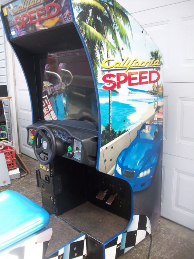 CALIFORNIA SPEED ARCADE MACHINE GREAT SHAPE  