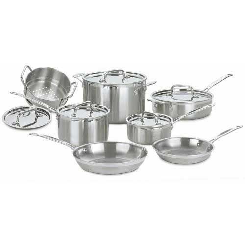 Cuisinart MCP 12 MultiClad Pro Stainless Steel 12 Piece 086279011435 