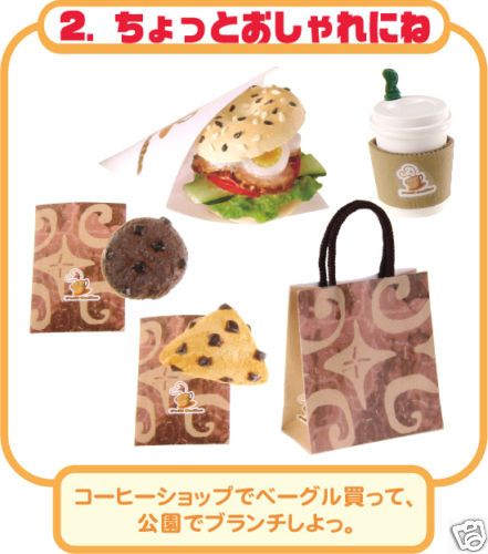 Miniature Gourmet Food Coffee Sandwich Cookie Lunch 2  