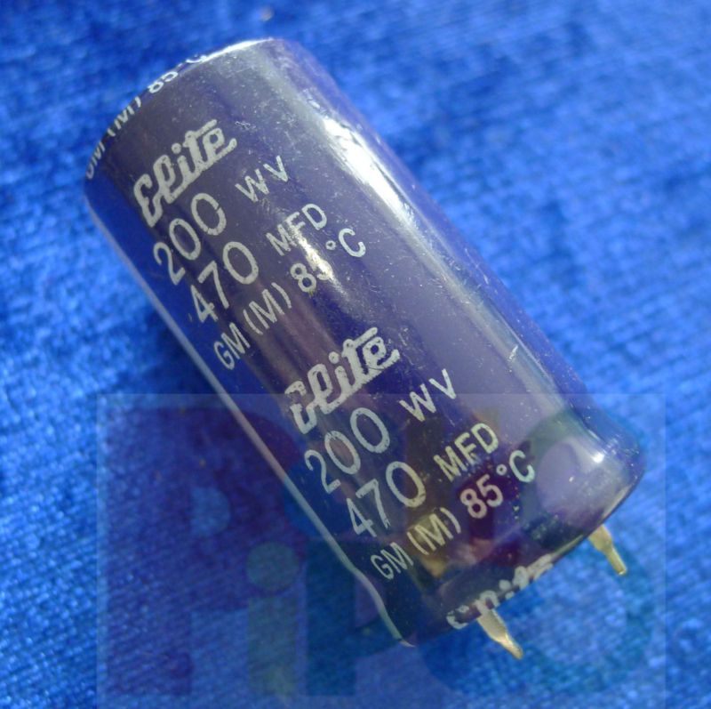 5pcs, 200V 470UF Snap In Capacitor  