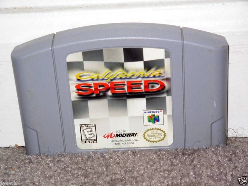 CALIFORNIA SPEED   Original Nintendo 64 N64 031719198177  