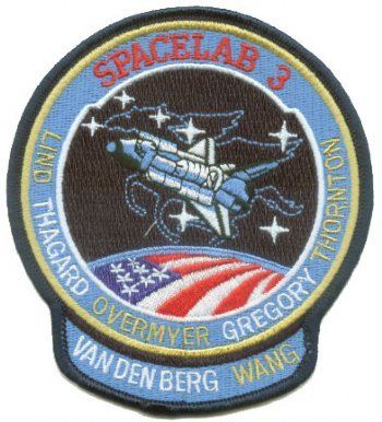 Spacelab 3 Challenger Emboridered Patch  